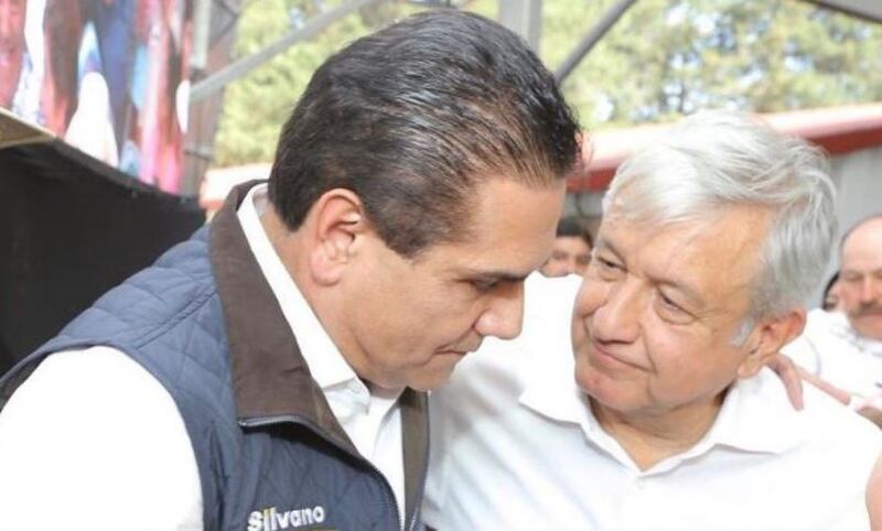 AMLO y Silvano Aureoles