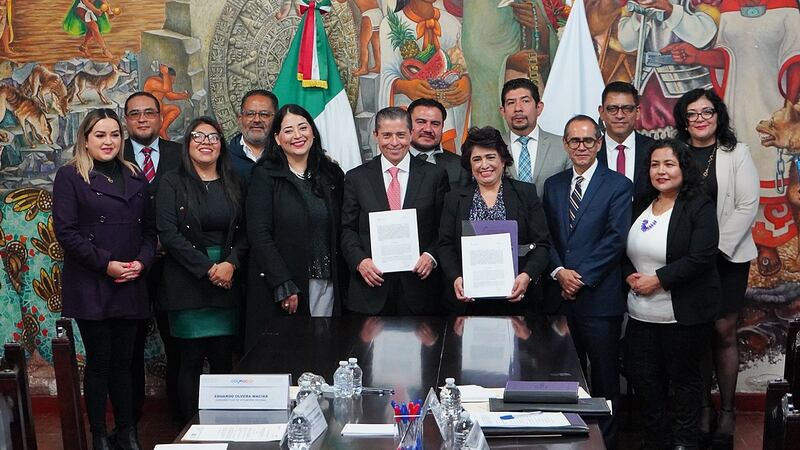 Participación de autoridades y ciudadanos en acuerdo de la alcaldía Coyoacán e IECM
