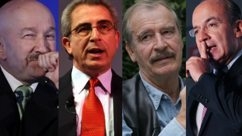 Carlos Salinas de Gortari, Ernesto Zedillo, Vicente Fox y Felipe Calderón.