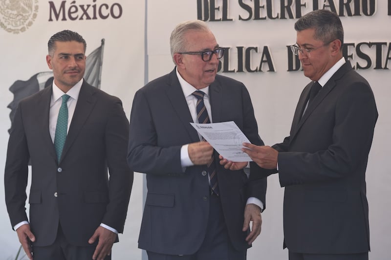 Harfuch manifestó su respaldo al general Óscar Rentería Schazarino, nuevo titular de seguridad de Sinaloa