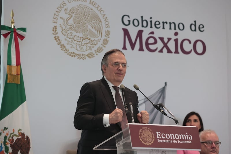 Secretario de Economía, Marcelo Ebrard, 2024.