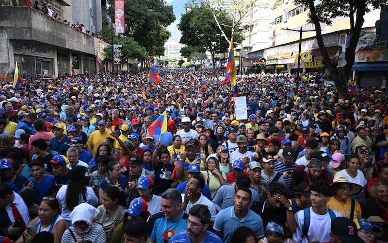 Venezolanos se movilizaron en contra del gobierno de Nicolás Maduro