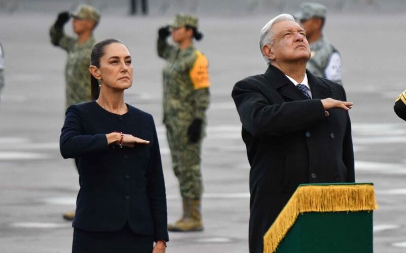 Claudia Sheinbaum y AMLO