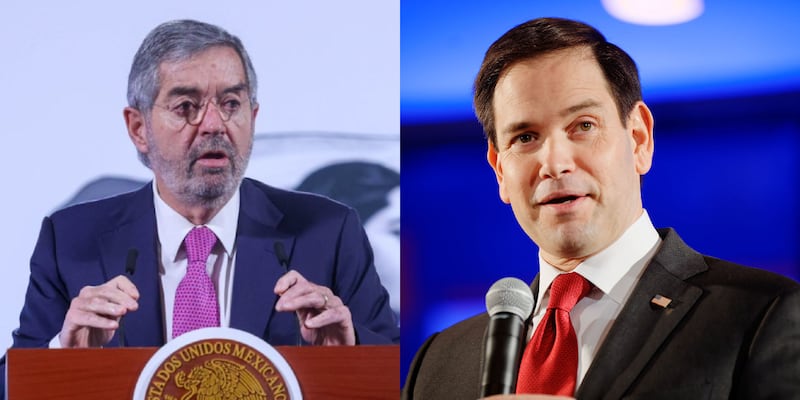 Juan Ramón de la Fuente y Marco Rubio