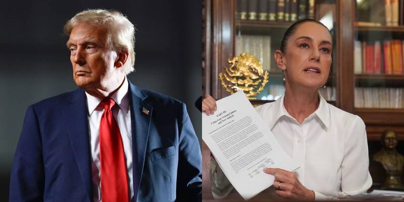 Trump frente a Sheinbaum