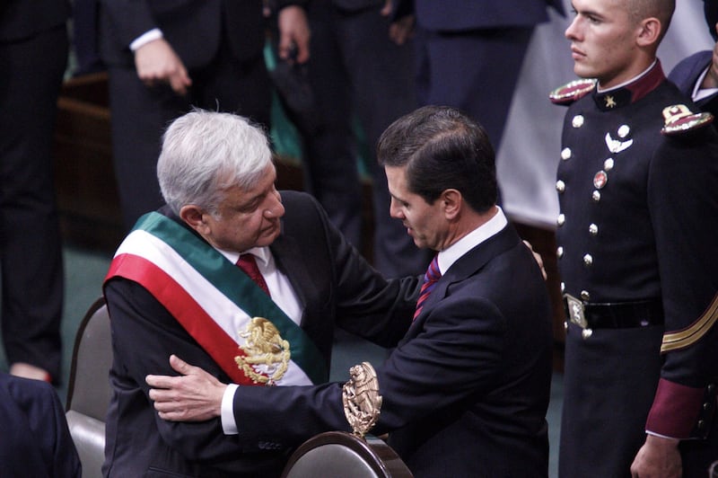 López Obrador y Peña Nieto