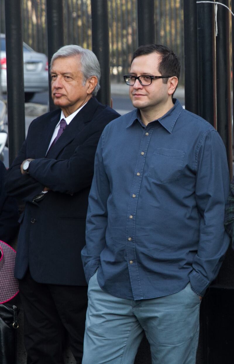 José Ramón López Beltrán y López Obrador
