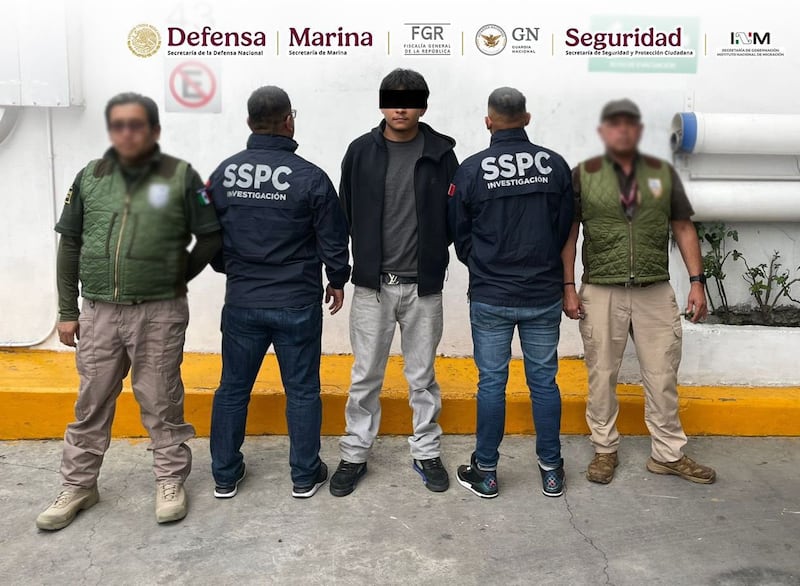 El sujeto fue arrestado gracias a la colaboración entre autoridades mexicanas y estadounidenses.