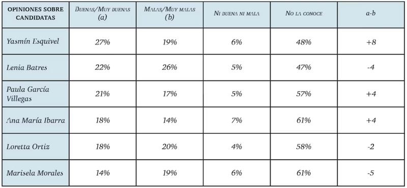 Encuesta elección judicial