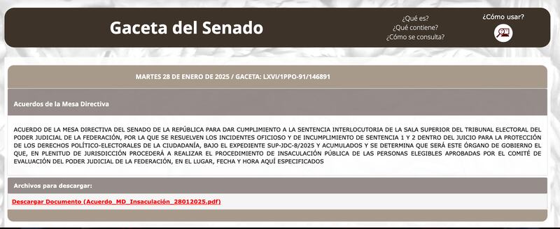 Gaceta del Senado