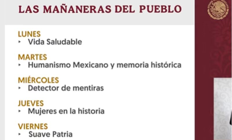Conferencia mañanera