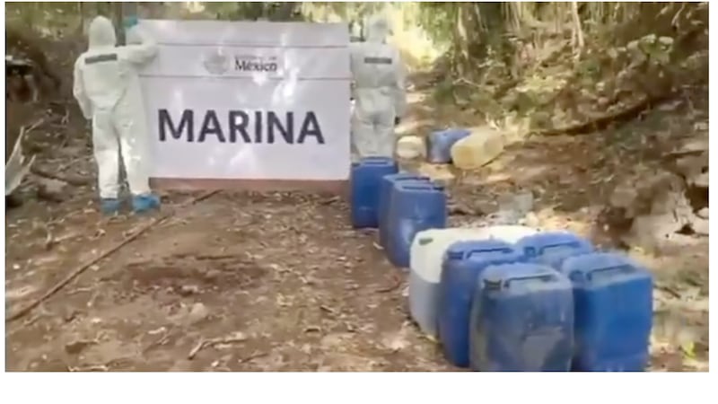 Los laboratorios se ubicaban en la localidad de los Cedros, en Culiacán, Sinaloa.