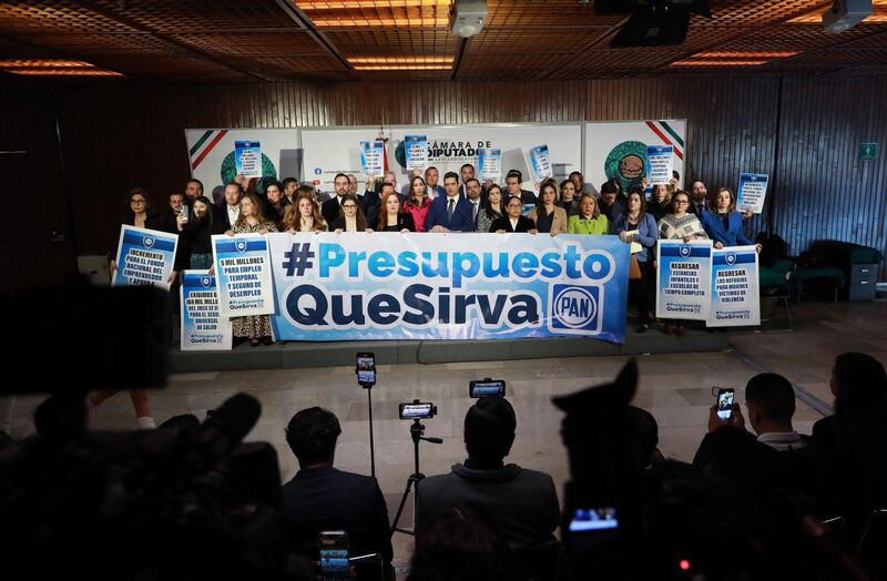 PAN habla sobre presupuesto
