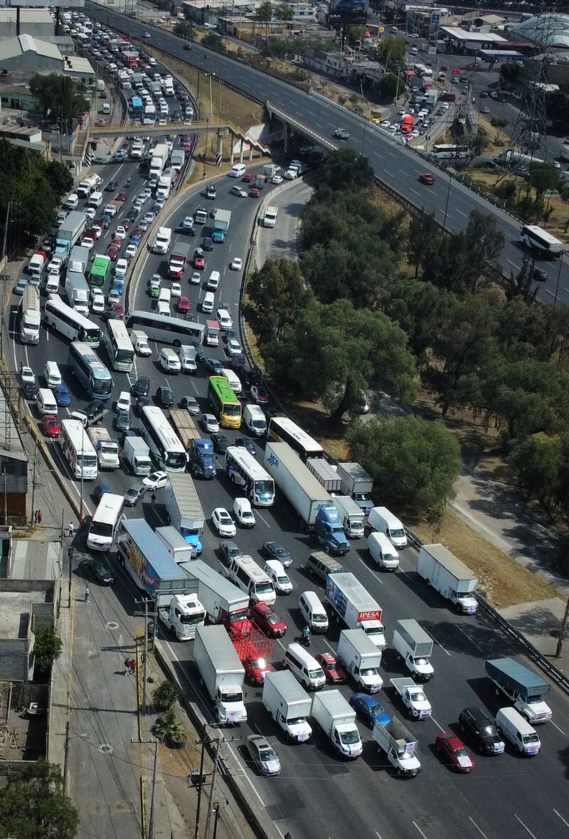 Manifestación de transportistas