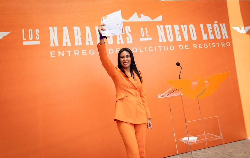 Alejandra Morales, excandidata a la alcaldía de San Nicolás por Movimiento Ciudadano