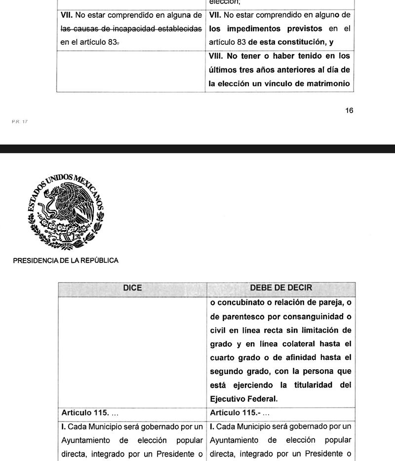 Reforma vs nepotismo