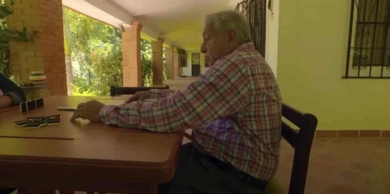 AMLO descansa en su finca "La Chingada" en Chiapas.