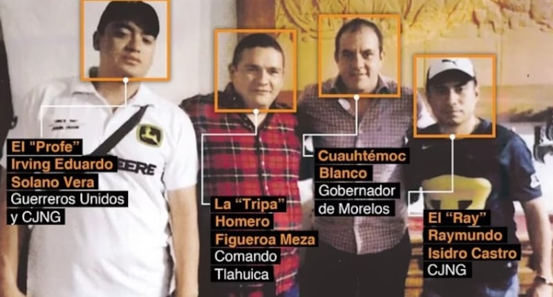 Cuauhtémoc Blanco y el CJNG