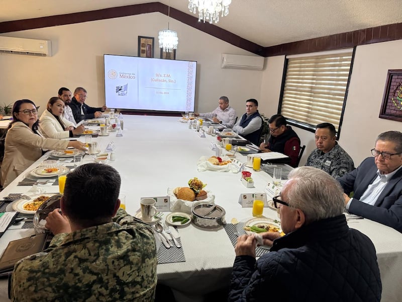 La Mesa se realiza para discutir las estrategias de seguridad en Sinaloa