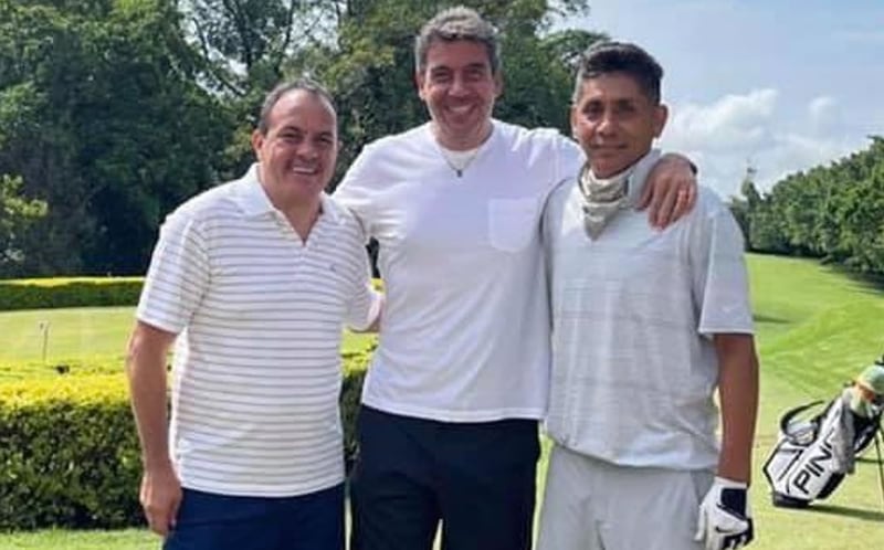 Cuauhtémoc Blanco en juego de golf