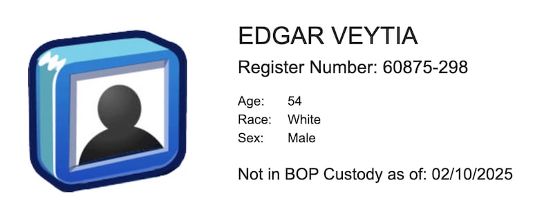 Edgar Veytia, BOP