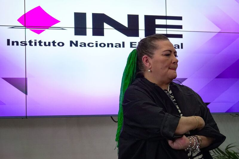 Guadalupe Taddei, consejera presidenta del Instituto Nacional Electoral.