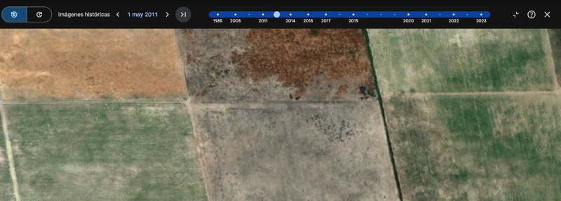 Así lucía el Rancho Izaguirre de Teuchitlán, en 2011. TEUCHITLAN GOOGLE EARTH