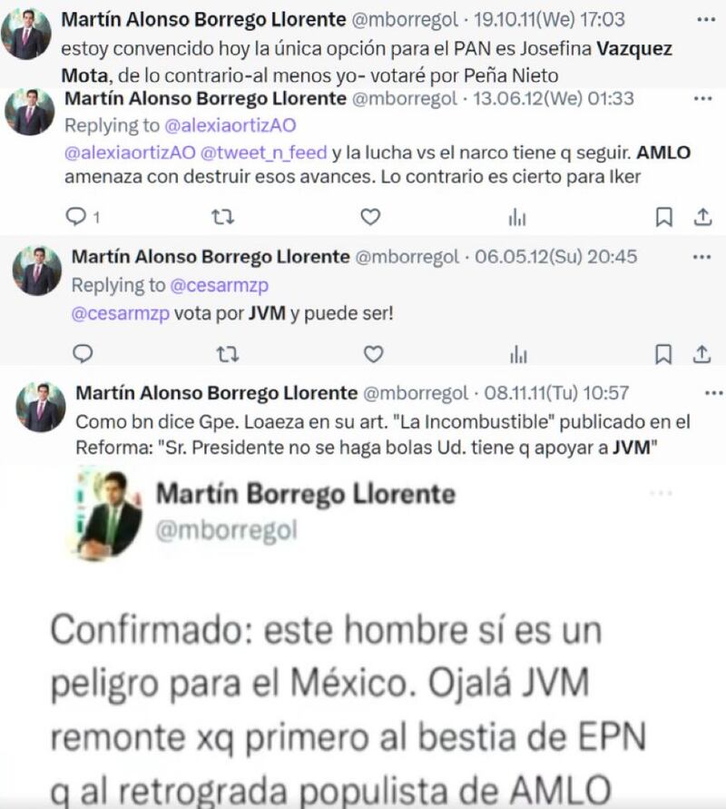 Publicaciones Martín Borrego en X