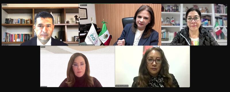 Sesión de cierre del INAI