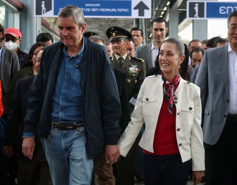 Jesús María Tarriba acompaña a Claudia Sheinbaum