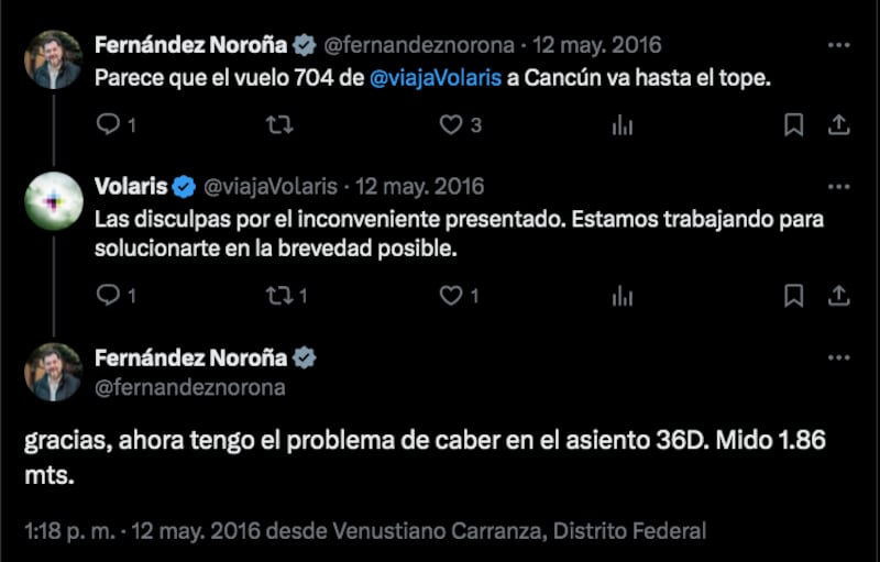 Estatura de Noroña