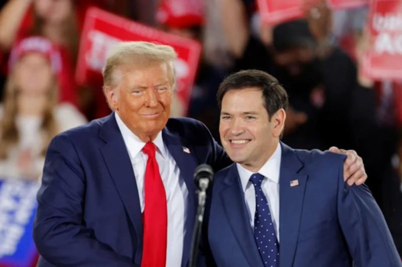 Donald Trump y Marco Rubio