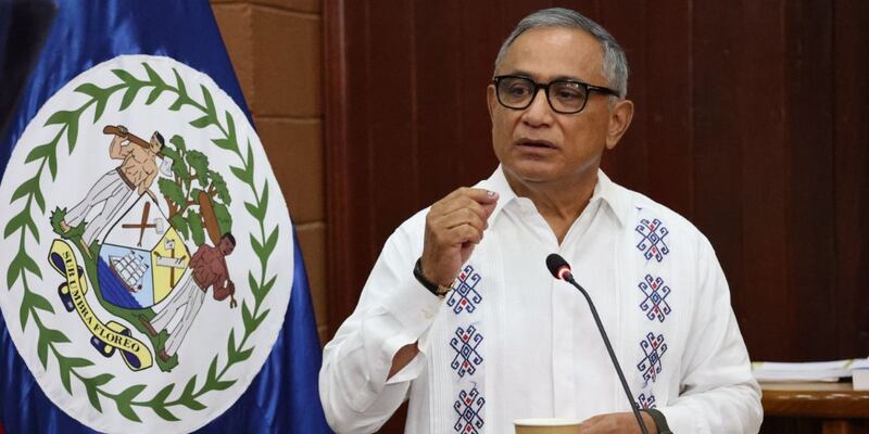 Johnny Briceño, primer ministro de Belice