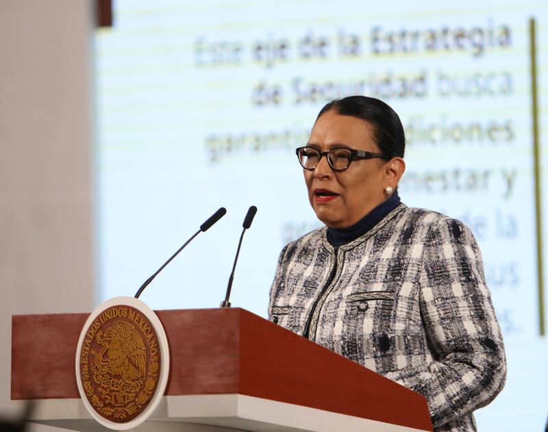 Rosa Icela Rodríguez, secretaria de Gobernación