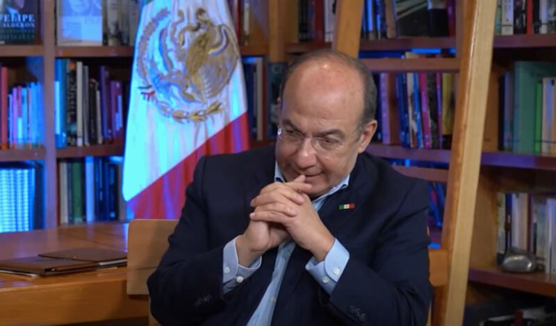 Felipe Calderón en entrevista