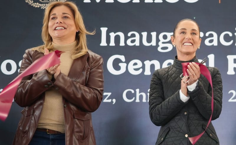 Claudia Sheinbaum defendió a la gobernadora de Chihuahua de abucheos